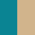 Teal / Tan